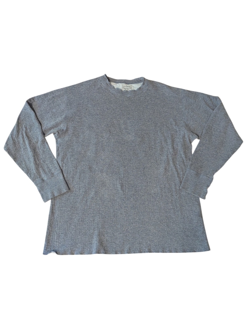 L.L. Bean Indigo Heather 2-Layer River Driver's Shirt Traditional Fit LS Shirt